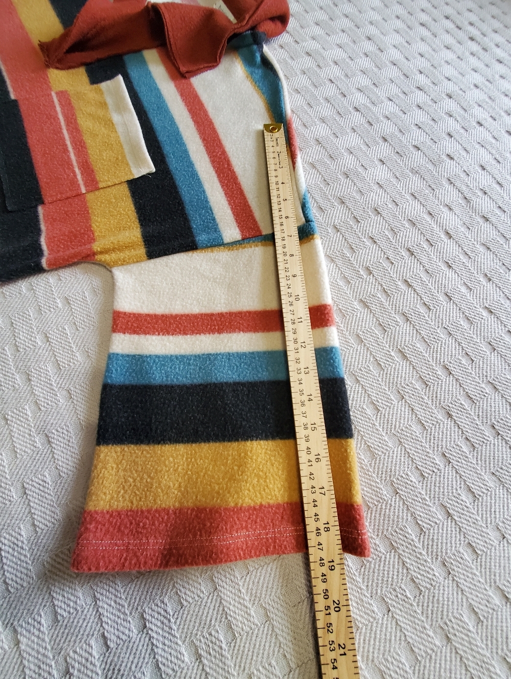 Bucketlist Striped French Terry Fleece Pullover Sweater - Picture 8 of 13